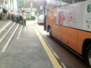 Shuttle buses not aligned well to ferry wheelchair-bound students